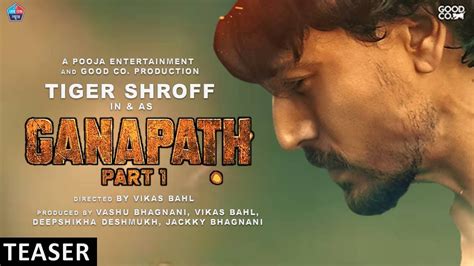 Ganpath Teaser Tiger Shroff Amitabh Bachchan Kriti Sanon Ganpath