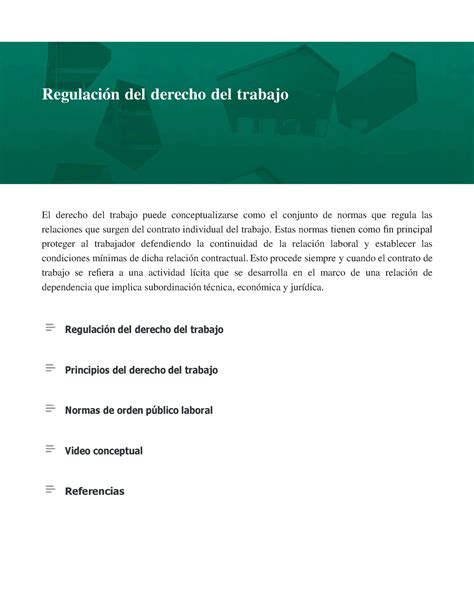 Principios Del Derecho Laboral M El Derecho Del Trabajo Puede