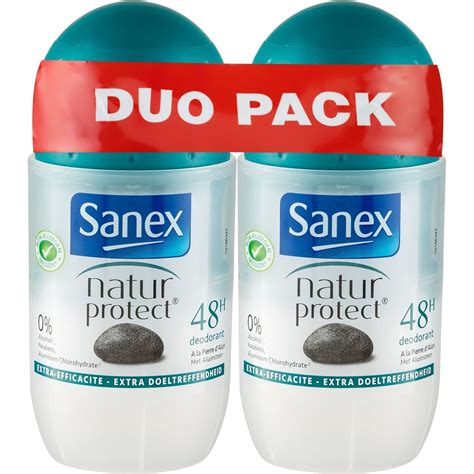 Sanex Sanex Déodorant Natur Protect Extra Efficacité 2x50ml Pas Cher