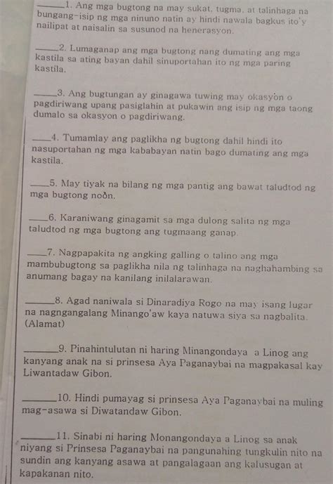 Panuto Isulat Ang Salitang Tama Kung Wasto Ang Diwa Ng Pangungusap At The Best Porn Website
