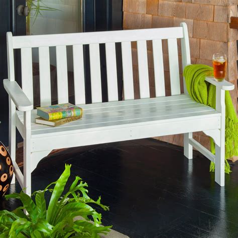 Plastic Garden Bench - Foter