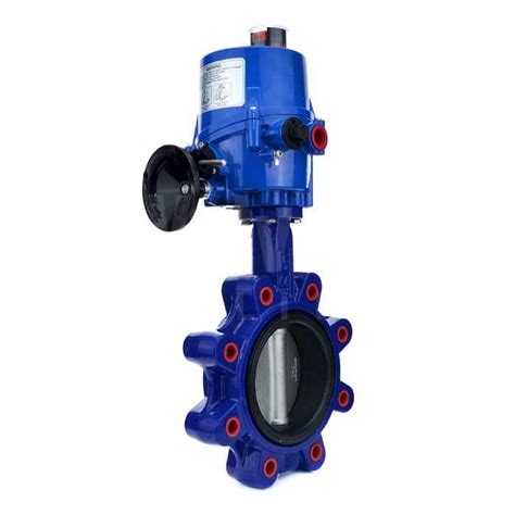 Electric Actuated Lugged PN16 Butterfly Valve NBR Lined Valves Online