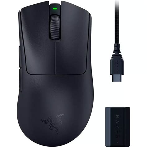 Razer Deathadder V3 Pro Wireless Gaming Mouse Hyperpolling Wireless Dongle 8k Polling Black