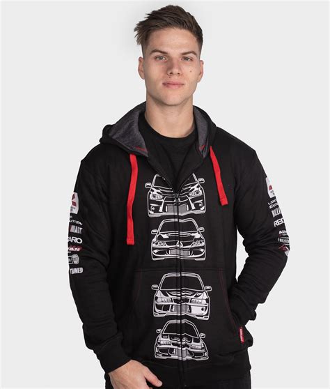 Mitsubishi Evolution Hoodie Hardtuned Car Clothing And Racewear