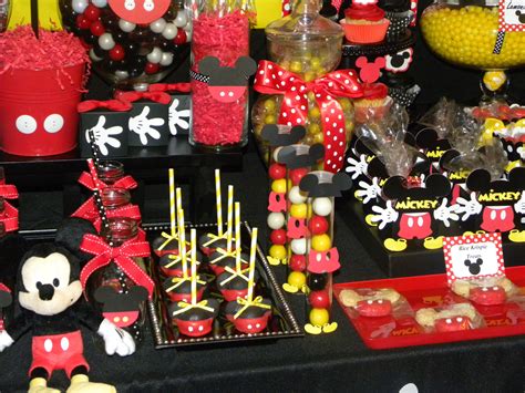 Mickey Mouse Candy Buffet Mickey Mouse Favors Mickey Mouse Birthday