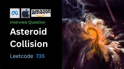 Asteroid Collision Leetcode 735 Python Amazon Facebook Microsoft Interview Question