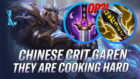 CHINA IS COOKING AGAIN NEW CRIT GAREN BUILD RiftGuides WildRift