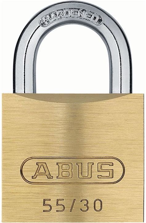 ABUS 55 30 B KA 55 All Weataher Solid Brass With Hardened Steel Shackle