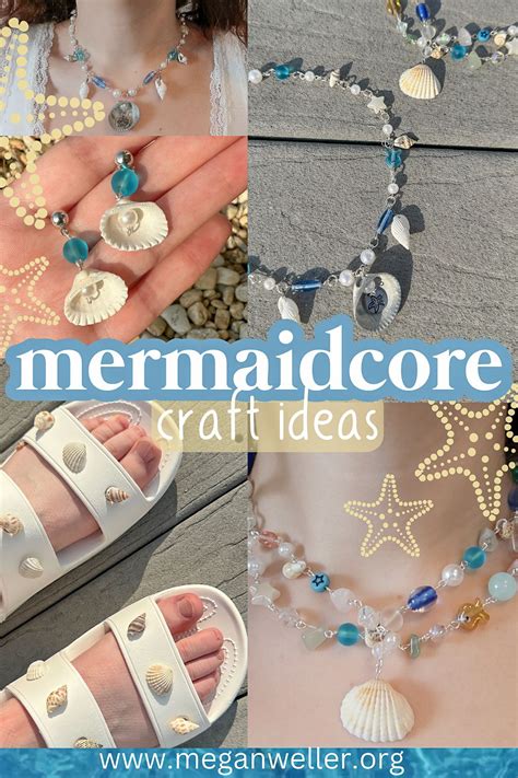 Mermaidcore Inspired DIYs Using REAL Seashells Jewelry More