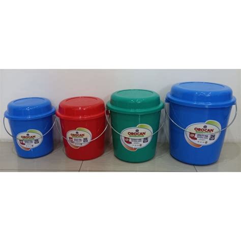 Orocan Pail With Cover 10l12l16l24l Shopee Philippines