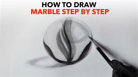 Drawing A Realistic Marble Step By Step Beginners Guide Youtube