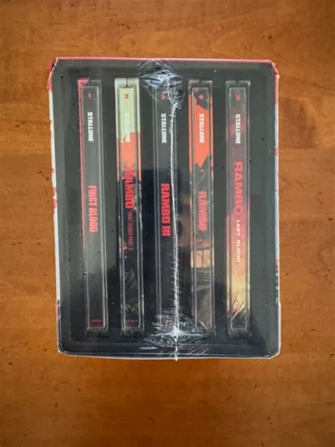 COLLECTION COMPLÈTE RAMBO Steelbook 4K Uhd Blu Ray Lot De 10