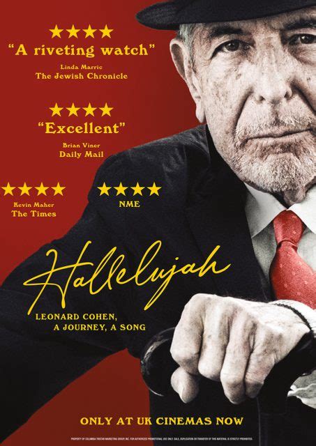 Hallelujah Leonard Cohen A Journey A Song 2022 Düsseldorfer Filmkunstkinos