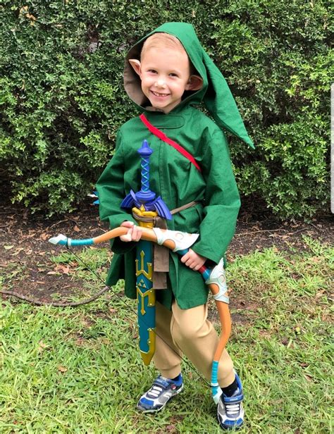 Boys Legend Of Zelda Inspired Link Costume Etsy