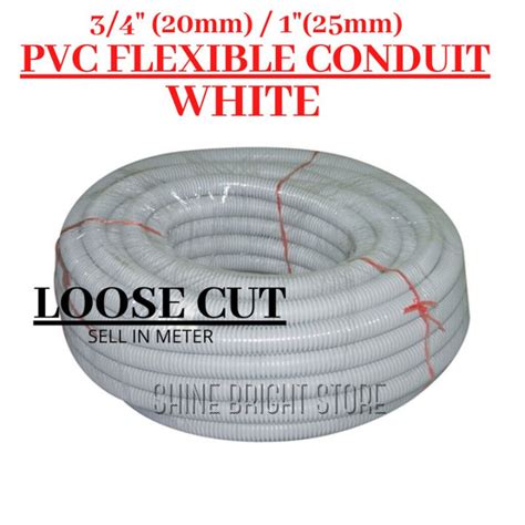 Pvc Flexible Conduit White Pvc Flexible Pipe White White Conduit