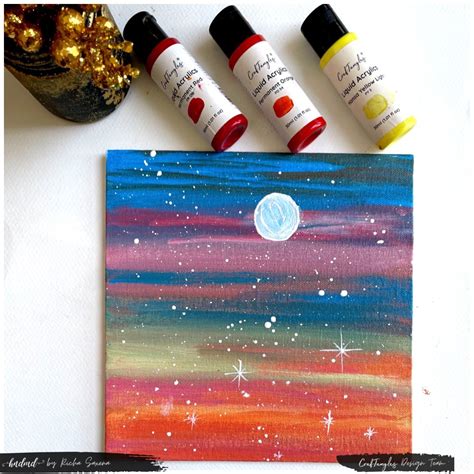 Sunset Acrylic Painting - HNDMD Blog