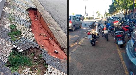 Pedestres relatam dificuldades em calçadas de Bragança Paulista