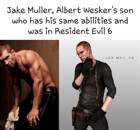 Jake Muller, Albert Wesker's son who has his same abilities and was in ...