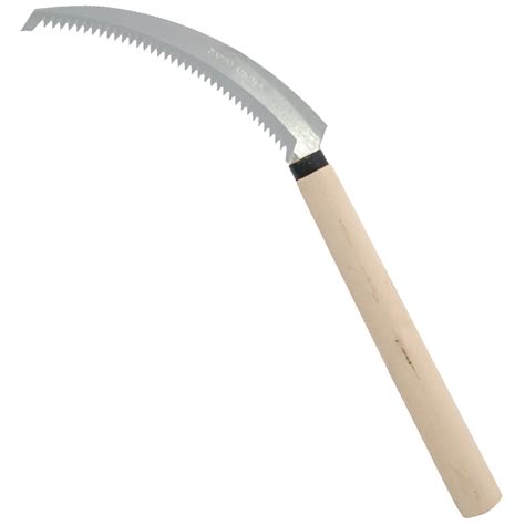 Zenport K204 Harvest Knife Weeding Sickle With Wood Handle Stainless