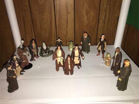 Star Wars Jedi High Council Phantom Menace 17 Figures Plo Koon Yarael Poof Lot Ebay