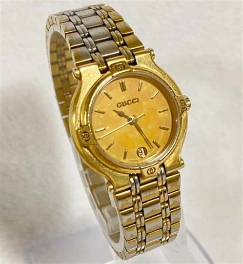 Gucci 9200l Ladies 18k Gold Plated Bracelet Watch For Sale Online Ebay