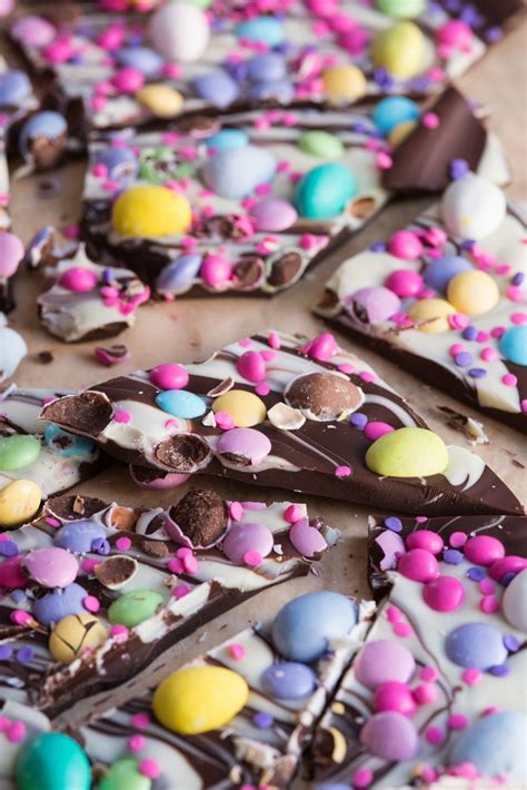 Easter Candy Chocolate Bark Recipe Easter Chocolate Easter Dessert Candy Bark