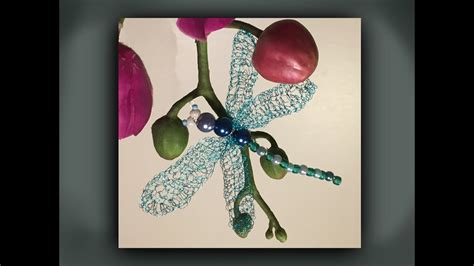 How To Make A Bead And Wire Dragonfly YouTube