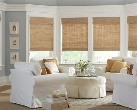 Burlap Roman Shade | Houzz