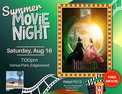 COMING SOON - "Wicked" on Saturday,... - Town of Edgewood | Facebook