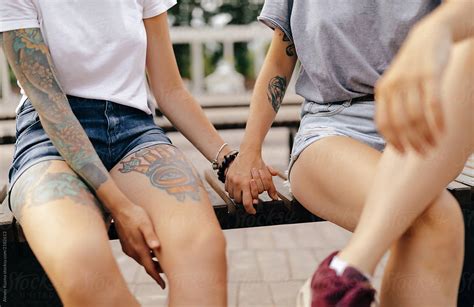 Lesbian Couple By Stocksy Contributor Alexey Kuzma Stocksy