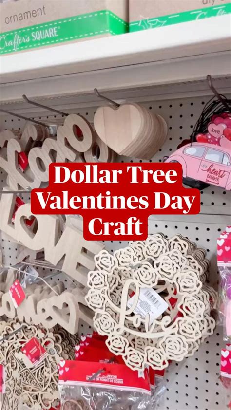 Dollar Tree Valentines Day Valentines Wood Craft Dollar Tree