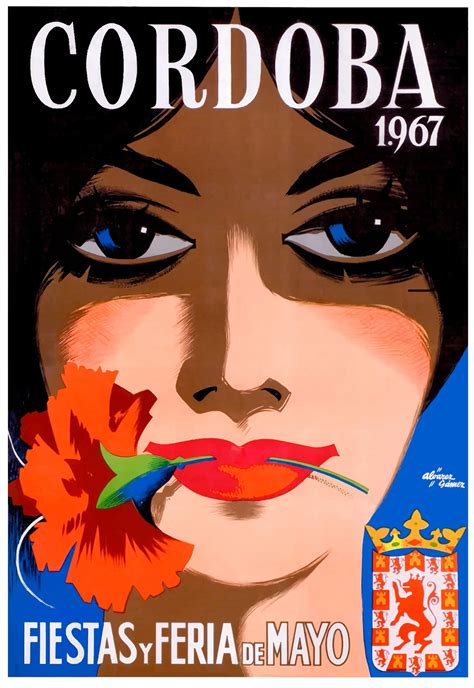 Cordoba Spain May Festivals Poster By Retro Graphics Vintage