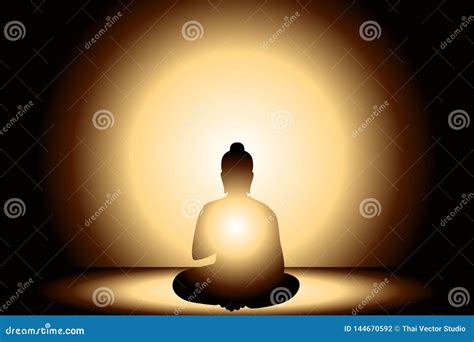 Siddhartha Gautama Enlightened Under Bodhi Tree Generative Ai Royalty