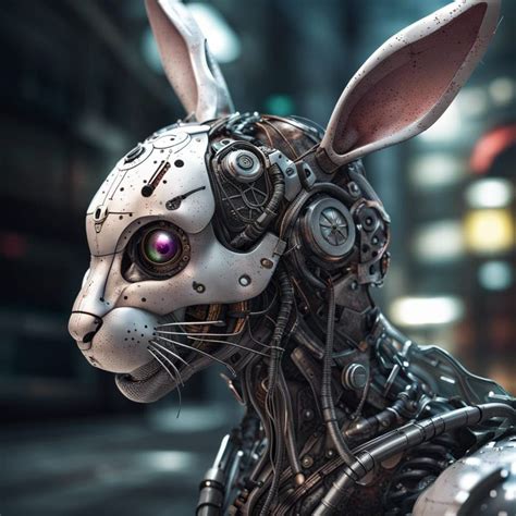 Terminator Bunny Ai Generated Artwork Nightcafe Creator