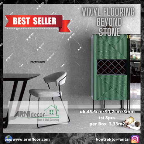 Jual Lantai Vinyl Tile Beyond Stone Motif Marmer Granit Uk Cm Cm