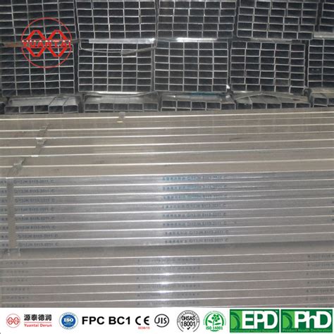 MILD STEEL HOT DIPPED GALVANIZED RECTANGULAR TUBE