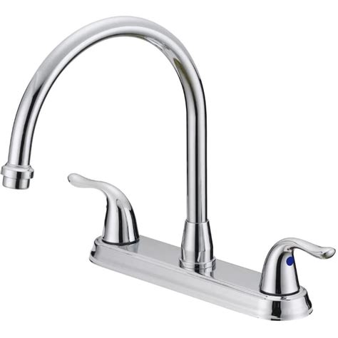 Eurostream Merton 2 Handle Kitchen Faucet Whigh Spout Chrome Home