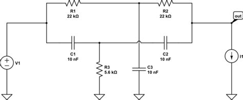 Twin T Notch Filter With High Input Impedance And Low Output Impedance