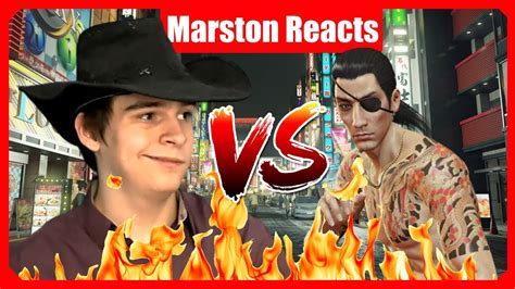 Lucas Marston Reacts Goro Majima Fight Yakuza Kiwami YouTube