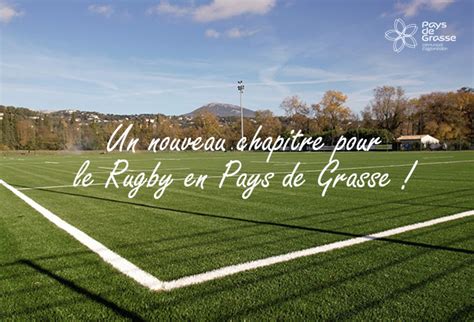 GRASSE Réception des travaux du Stade de la Bastide en Pays de Grasse