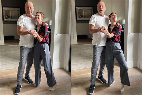 Bruce Willis Poses with Daughter Tallulah in 'High Drama' Photos