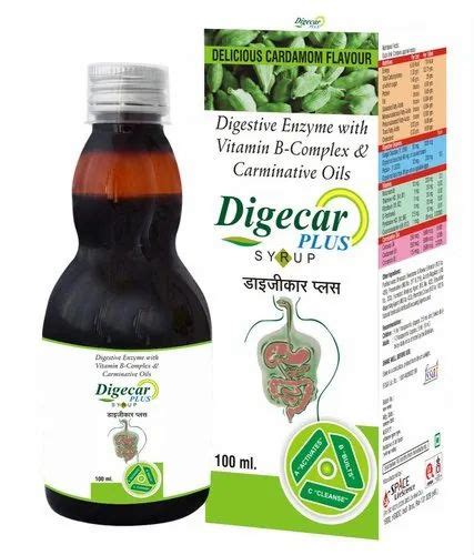 Fungal Diastase Pepsin With B Complex Digestive Enzyme Syrup 200ml