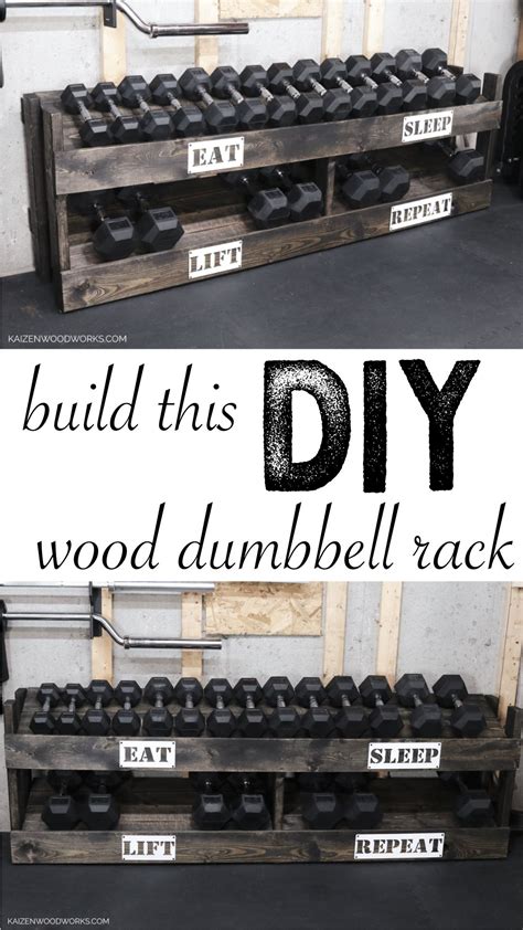 Diy Dumbbell Rack Made From Wood Easy To Follow Step By Step