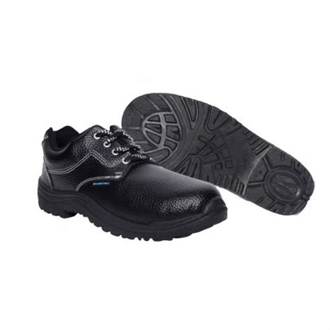 Leather Bata Tigre Pvc Steel Toe Black Industrial Safety Shoe