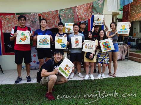 Singapore Uob Bank Corporate Team Building Traditional Batik Stamping