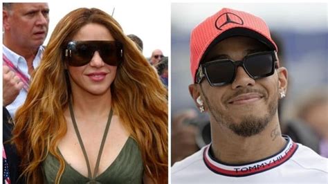 Shakira Spotted With Lewis Hamilton Days After Linkup Rumour With Tom