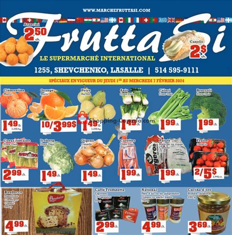 Frutta Si Canada Flyer Weekly Specials February 1 February 7