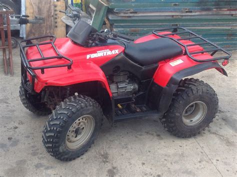 Honda Trx Farm Quad Atv Big Red Fourtrax