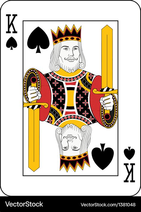 King Of Spades Vector