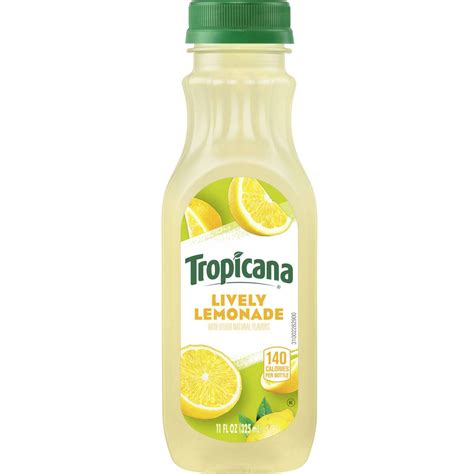 Tropicana Lemonade Zero Sugar Lemonades Beverages Pepsico Partners